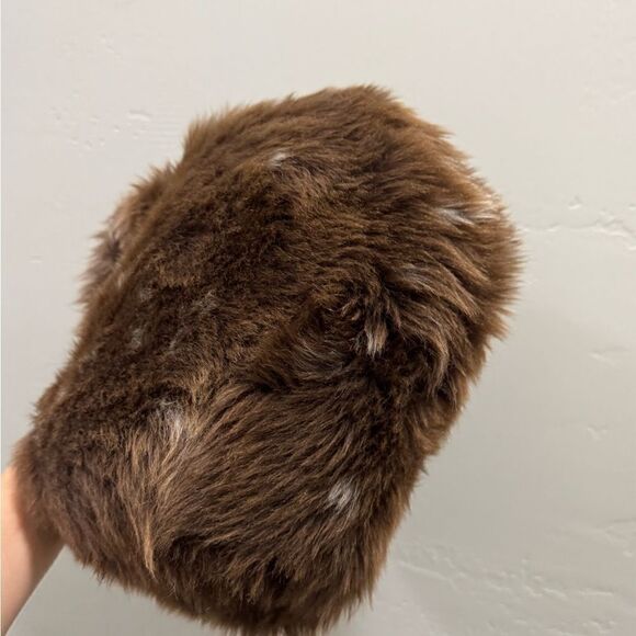 Brownish Handmade Natural Shearling Leather Top Handle Bag/ShoulderBag/Crossbody - Picture 16 of 16